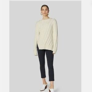 Derek Lam 10 Crosby Diagonal Cable-Knit NWT